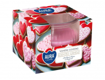 Vonná sviečka v skle Vanilla cookies SN69-436 