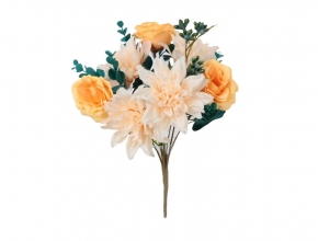 Kytica ruží, dálii s doplnkom x 9 AKCIA
