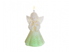 Sv.Christmas Angel 150 s diodou Sviečka anjel 290gr