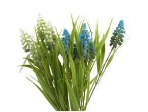 Umelá kytička modrica (Muscari) x 7 WW292A 